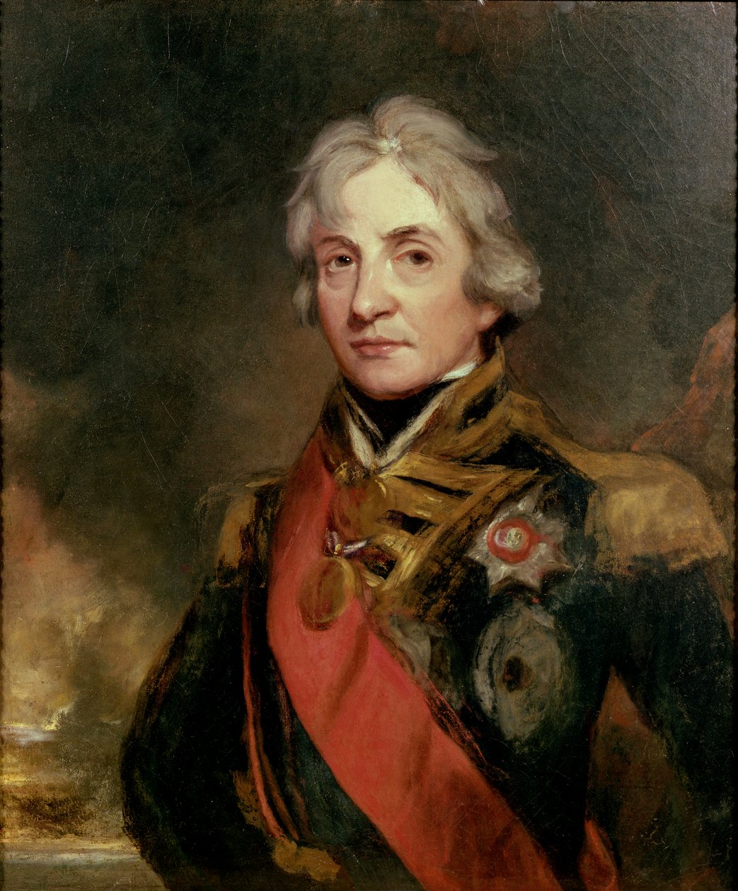 海军中将霍拉西奥-纳尔逊（1758-1805），作者霍普纳，约翰（1758-1810）。布面油画 作者 约翰·霍普纳