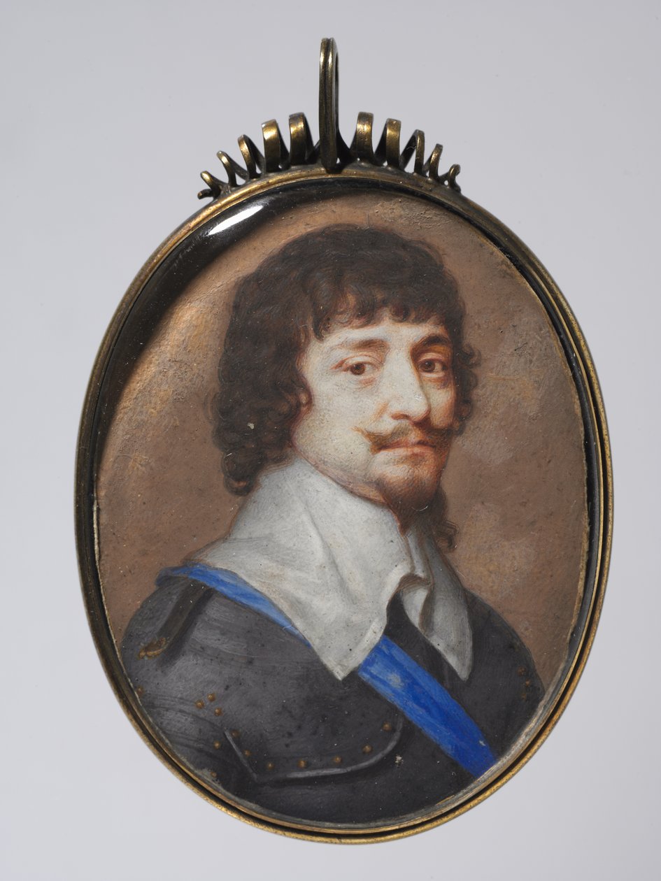 波西米亚国王选举人帕拉丁（Frederick V）肖像，1630年代。 作者 约翰·霍斯金斯