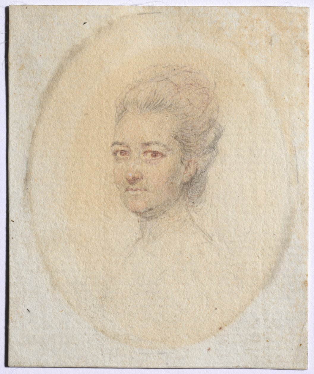 女人的画像，c。 1775年。 作者 约翰·斯马特