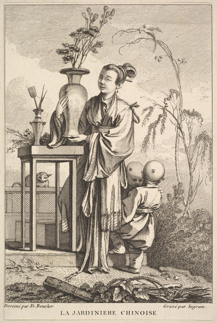 中国园丁》，1741-63。 作者 约翰英格拉姆