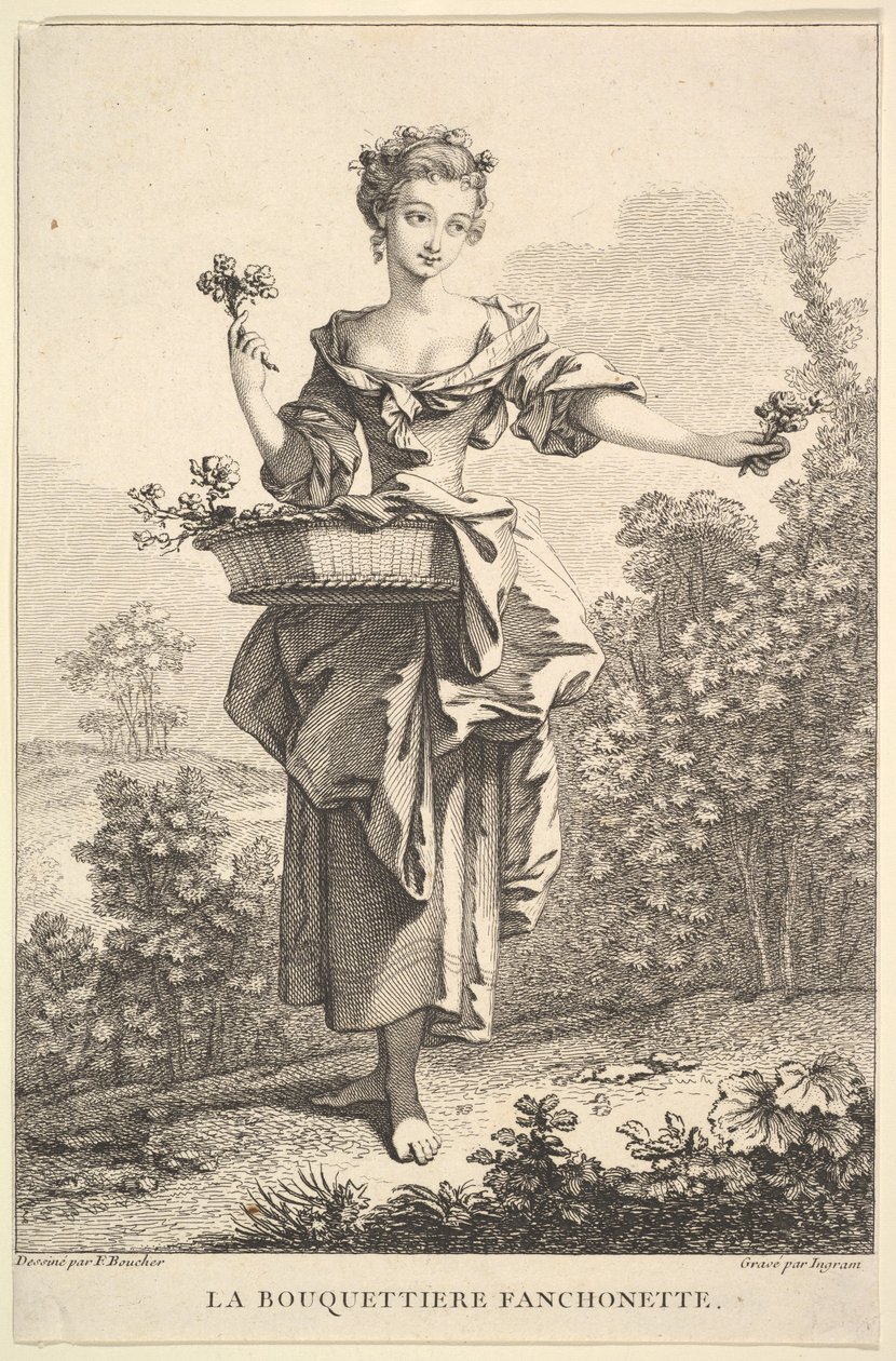 花季少女Fanchonette》，1741-63。 作者 约翰英格拉姆