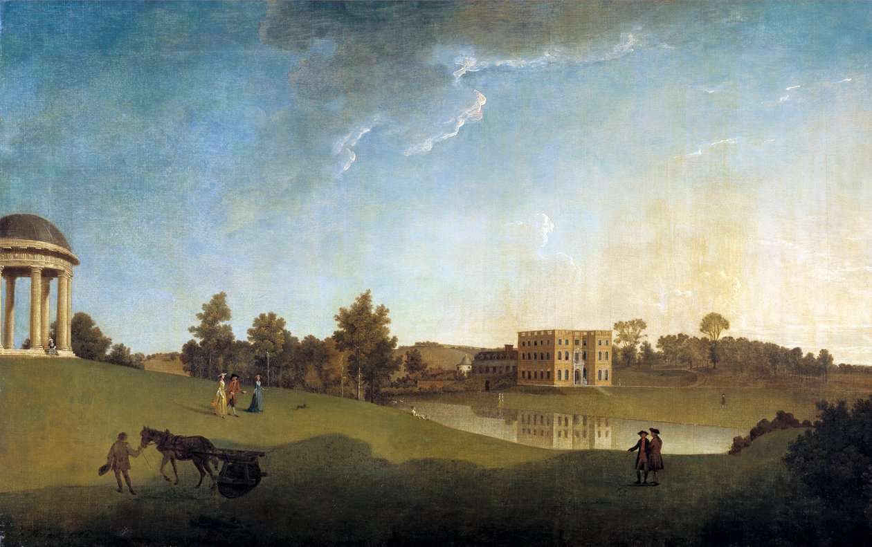 Halswell House, Somerset", 1764年 作者 约翰·英尼哥·理查兹（John Inigo Richards）