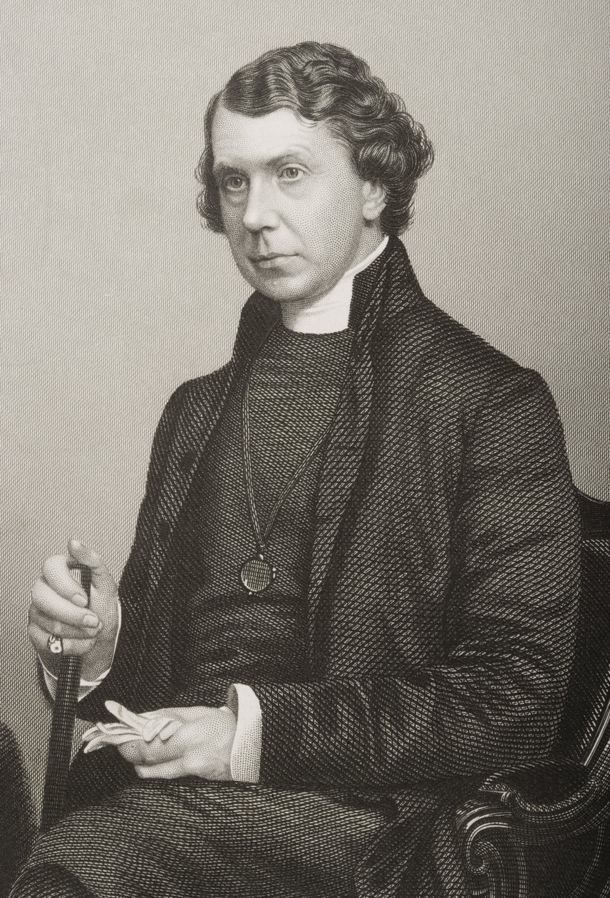 Archibald Campbell Tait（1811-82）由DJ Pound在1860年伦敦出版的“着名人物绘画室”第2卷上的一张照片上刻下 作者 约翰·贾比斯（John Jabez）Edwin Paisley Mayall