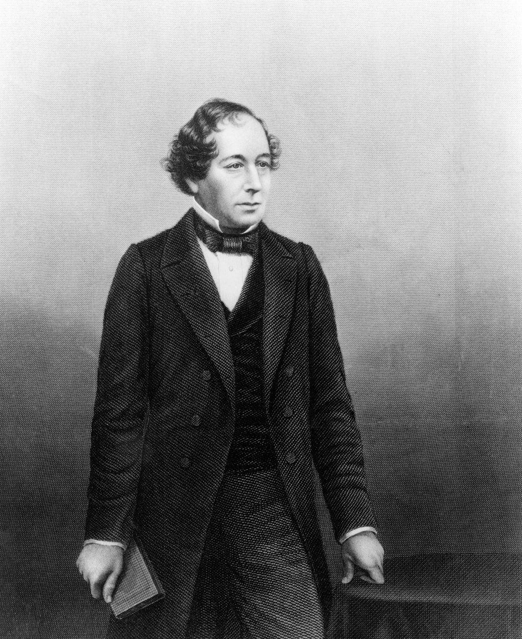 Benjamin Disraeli，DJPound从照片中镌刻 作者 约翰·贾比斯（John Jabez）Edwin Paisley Mayall