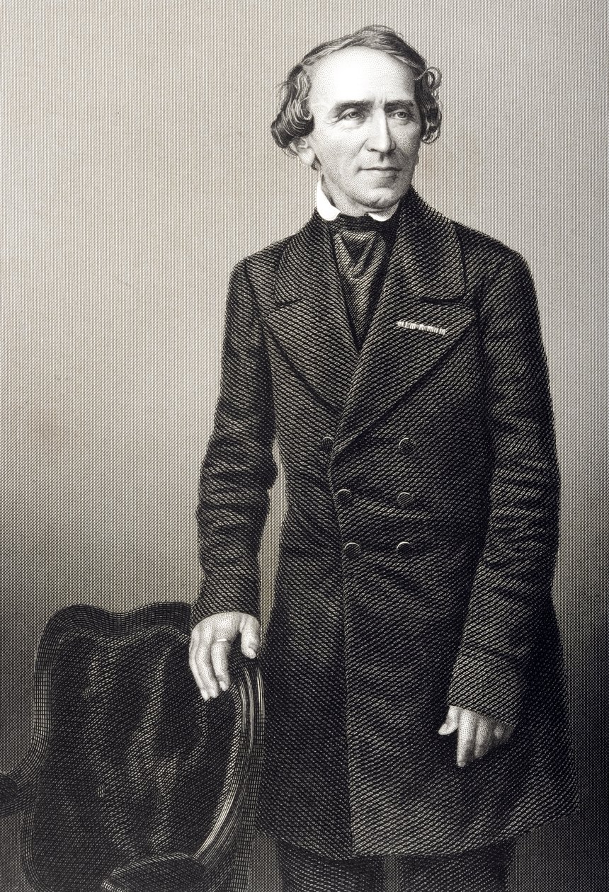 Giacomo Meyerbeer（1791-1864）由DJ Pound在1860年伦敦出版的“着名人物绘画室”第2卷中的照片上刻下 作者 约翰·贾比斯（John Jabez）Edwin Paisley Mayall