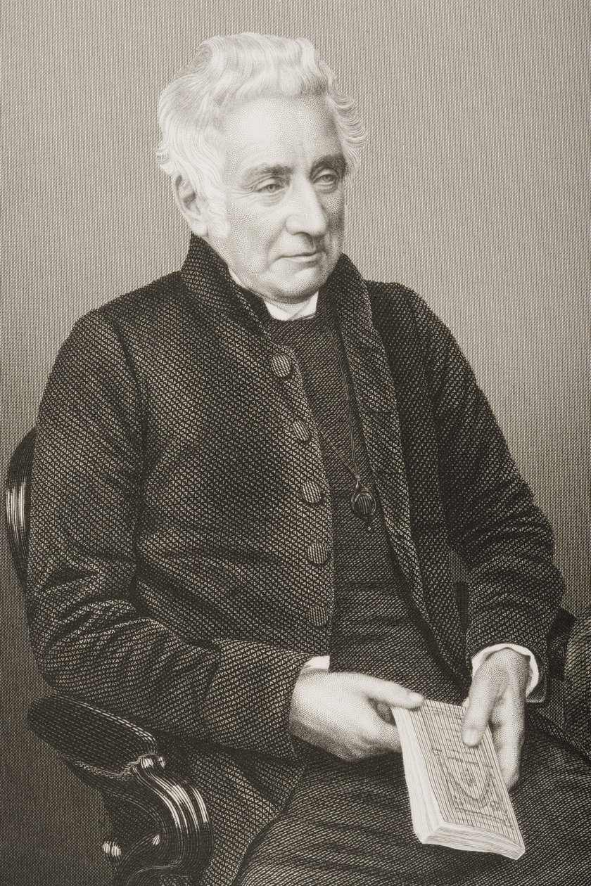 John Lonsdale（1788-1867）由DJ Pound在1860年伦敦出版的“知名人物绘画室”第2卷上的一张照片上刻下 作者 约翰·贾比斯（John Jabez）Edwin Paisley Mayall