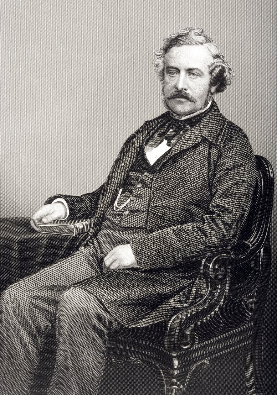 Martin Farquhar Tupper（1810-89）由DJ Pound拍摄，来自1860年伦敦出版的“知名人物绘画室，第2卷” 作者 约翰·贾比斯（John Jabez）Edwin Paisley Mayall