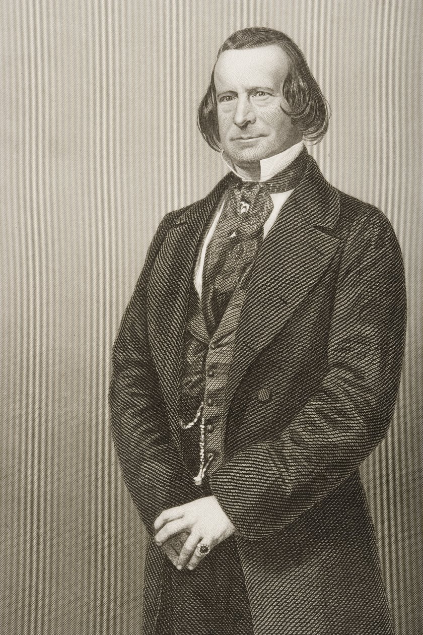 Samuel Phelps（1804-78）由DJ Pound在1860年伦敦出版的“着名人物绘画室”第2卷中的照片上刻下 作者 约翰·贾比斯（John Jabez）Edwin Paisley Mayall