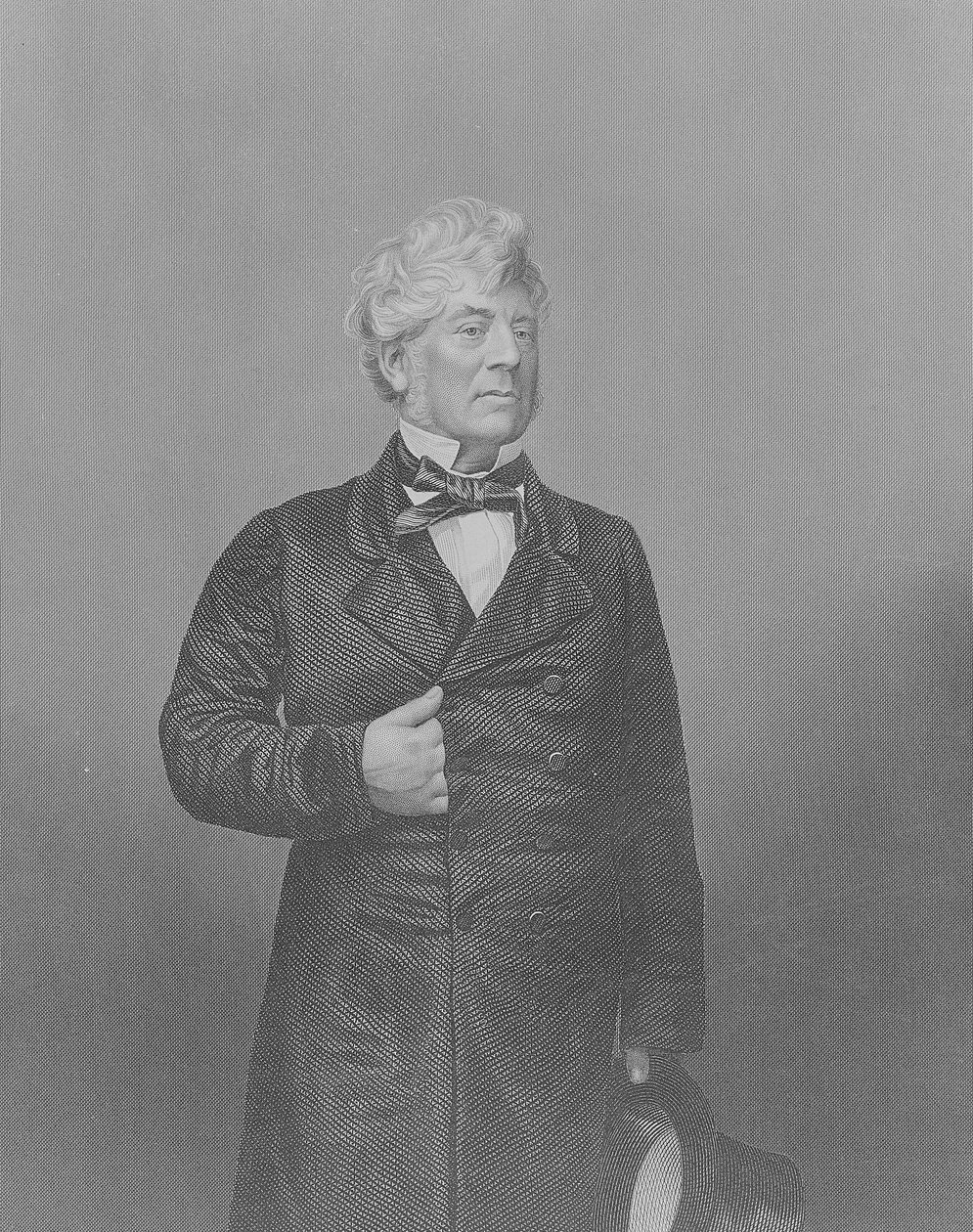威廉·希（William Shee）爵士（1804-68），由DJ Pound在1860年伦敦出版的“杰出人物绘画室”第2卷上的一张照片上刻。 作者 约翰·贾比斯（John Jabez）Edwin Paisley Mayall