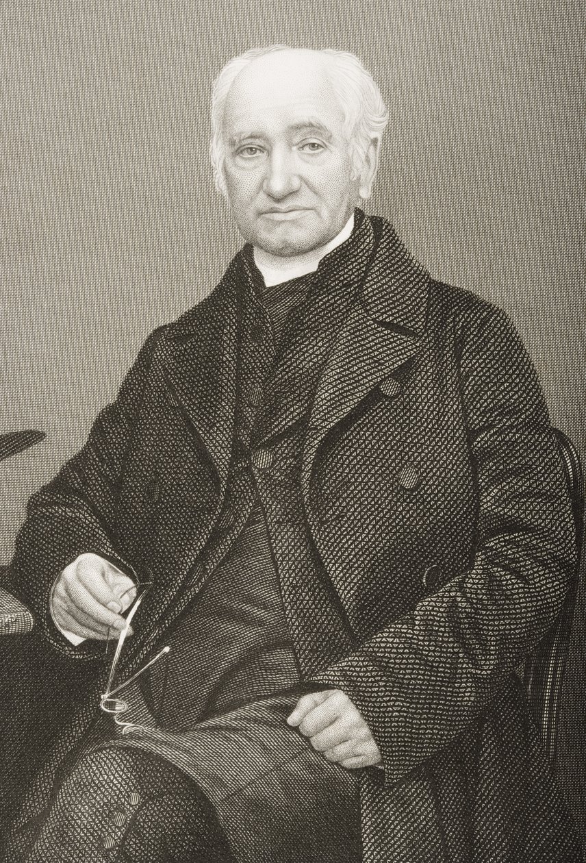 Thomas Vowler Short（1790-1872）由DJ Pound在1860年伦敦出版的“着名人物绘画室”第2卷中拍摄的照片 作者 约翰·贾比斯（John Jabez）Edwin Paisley Mayall