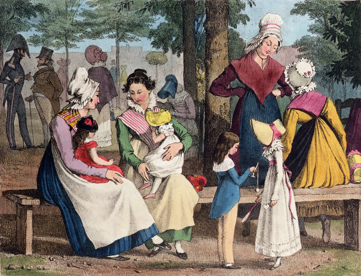 The Nannies，1820 作者 约翰·詹姆斯·沙隆
