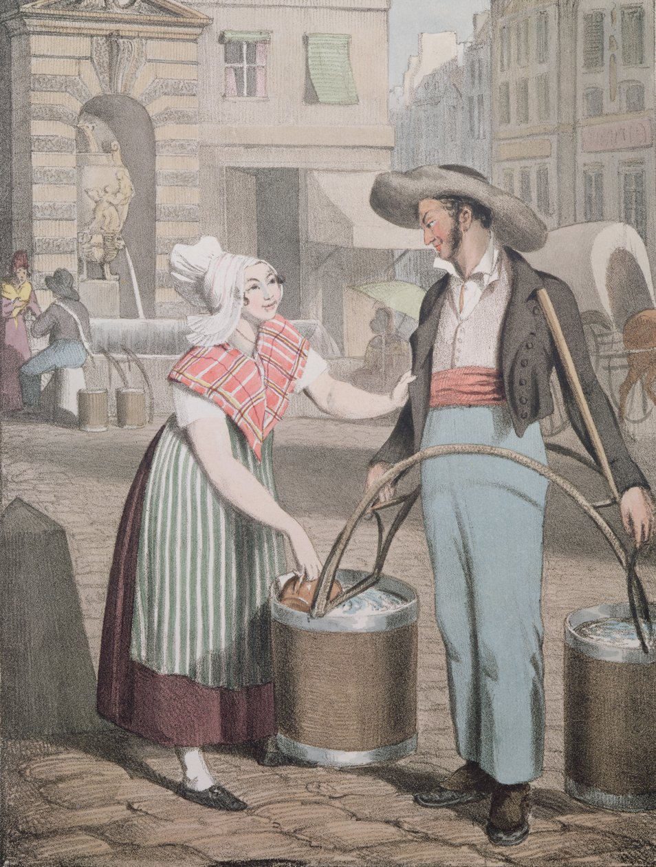 水运载体，1821年 作者 约翰·詹姆斯·沙隆