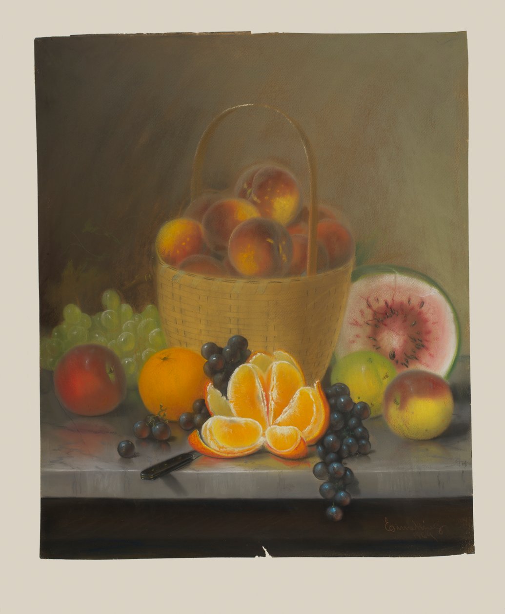 水果静物画 作者 约翰·约瑟夫·恩内金