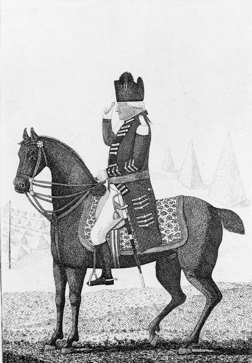 拉尔夫·阿伯克罗姆比（Ralph Abercromby）1734-1801，苏格兰将军，1801年 作者 约翰·凯