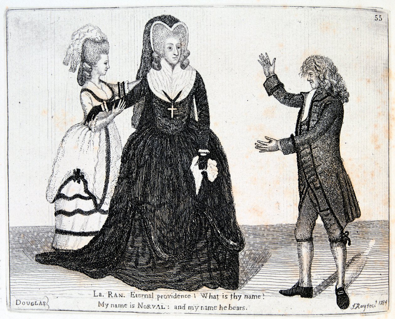 莎拉·西顿斯（Sarah Siddons），英国女演员，1784年。 作者 约翰·凯