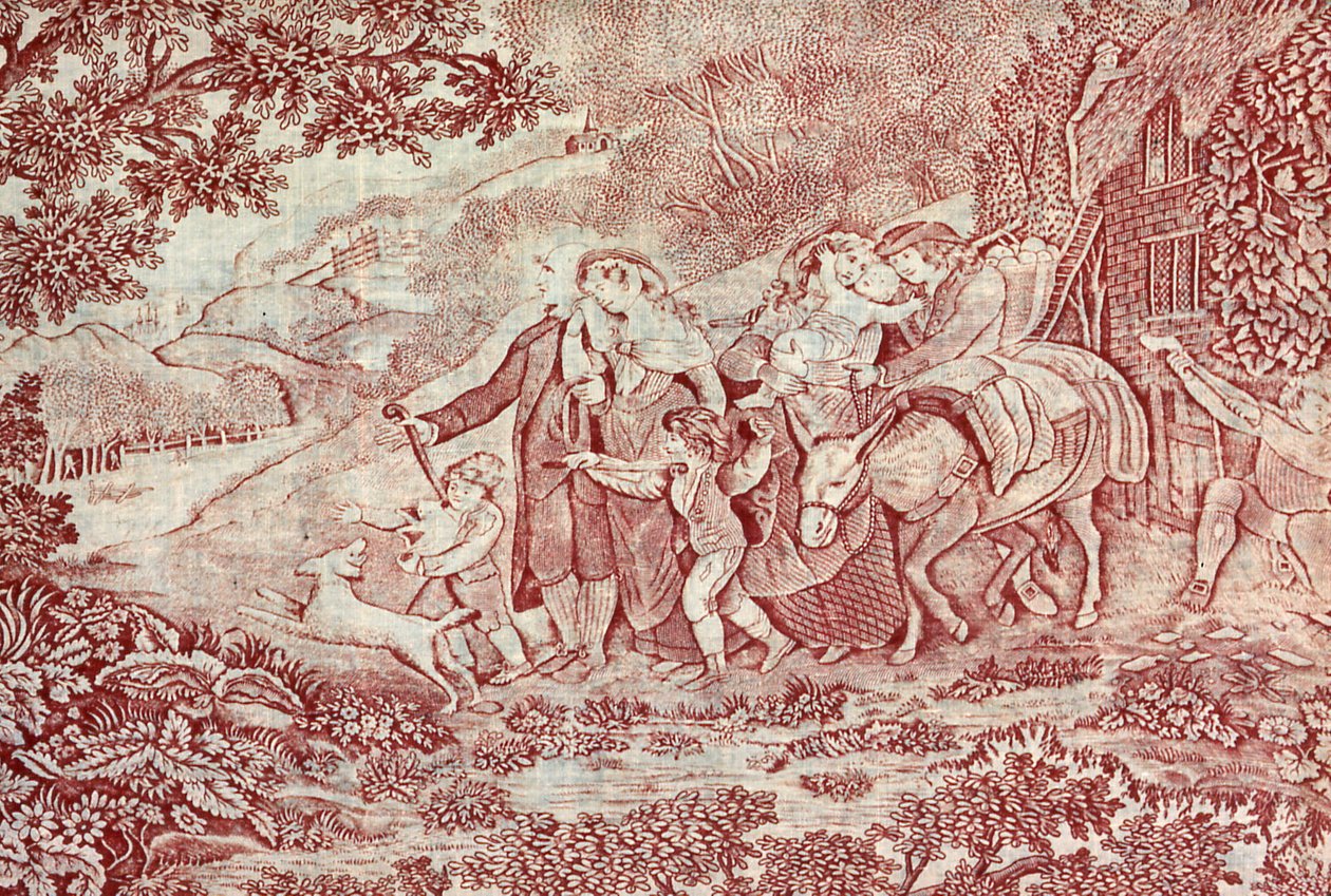 荒村》中的《舞蹈》和《出发》插图 作者 约翰·凯斯·舍温