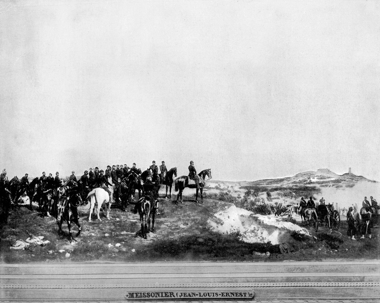 拿破仑三世在1859年，1893年的索费里诺战役中。 作者 约翰·斯托达德