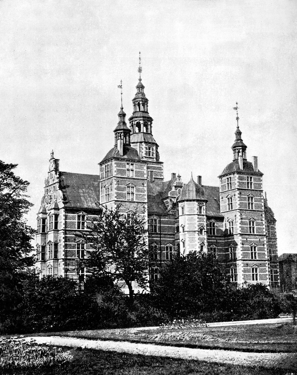 罗森堡宫（Rosenborg Palace），丹麦哥本哈根，1893年。 作者 约翰·斯托达德