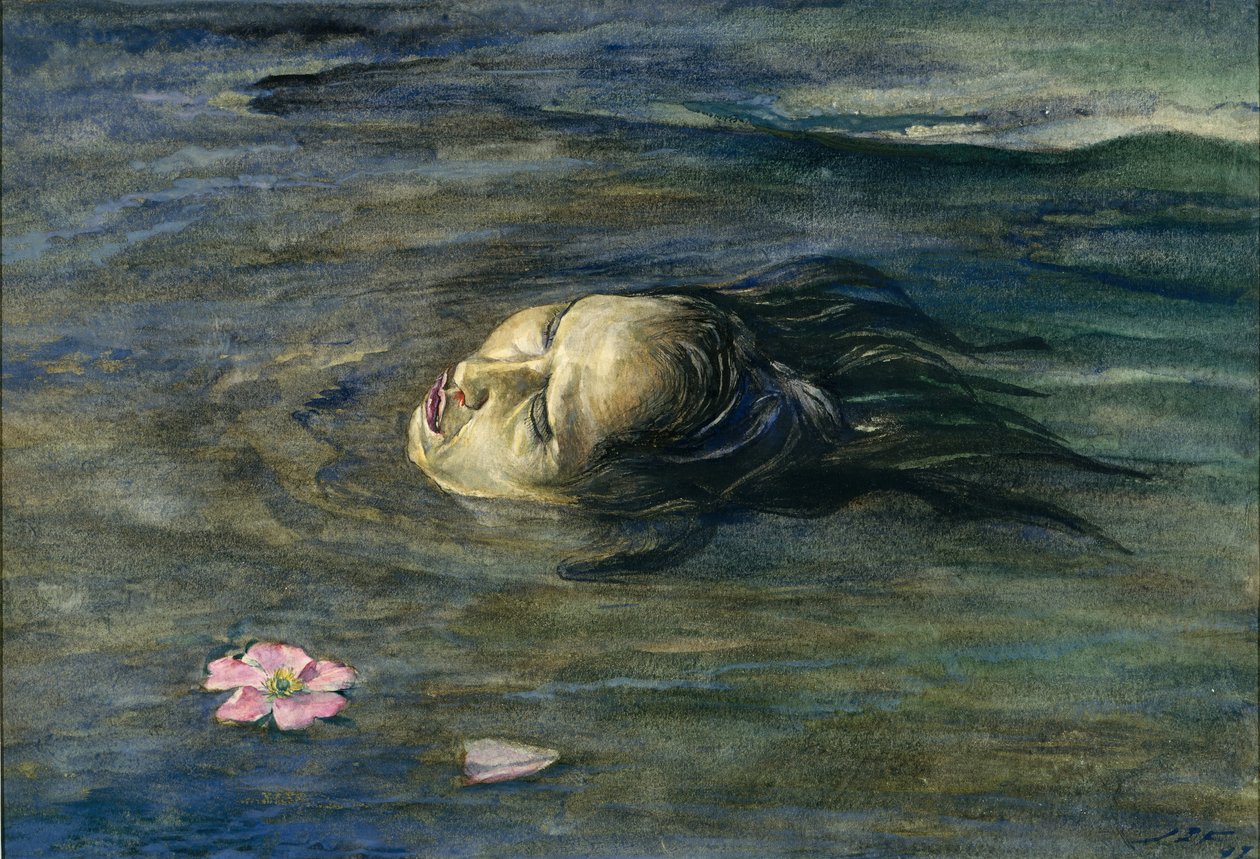 小奇赛在河里看到的怪事》，1897年。 作者 约翰·拉法格