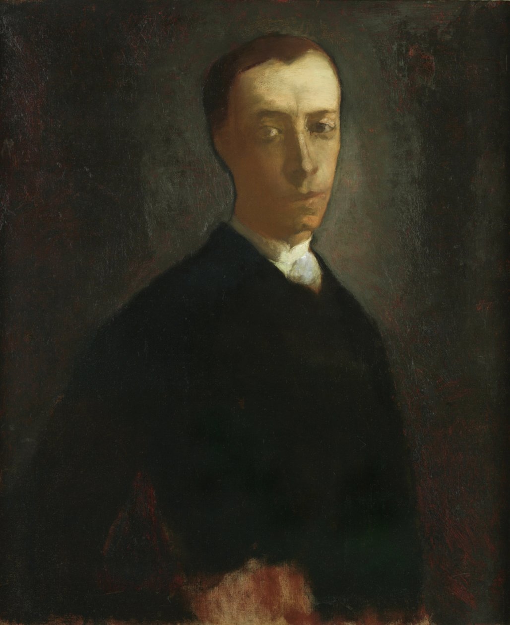 自画像，1864年 作者 John La Farge或Lafarge