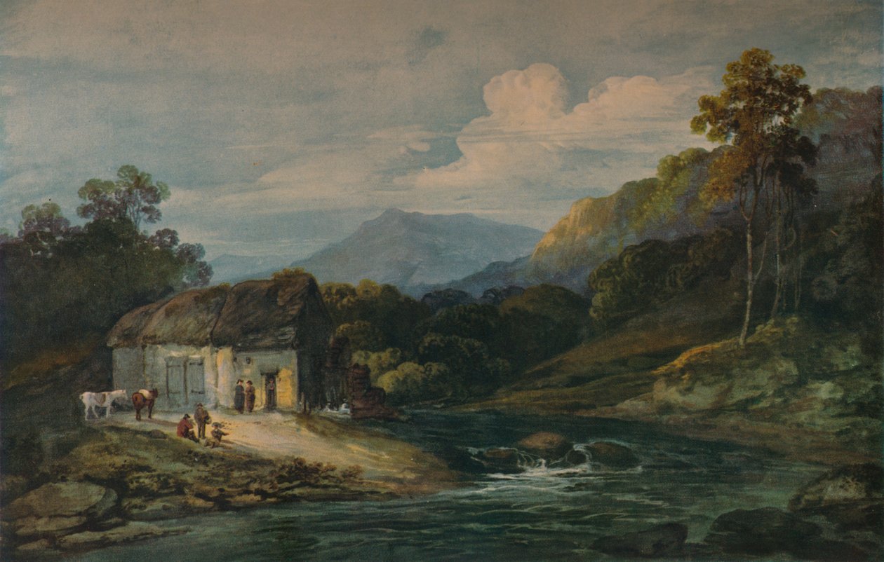 The Combe Neath磨坊，约建于1776年 作者 约翰·拉波特