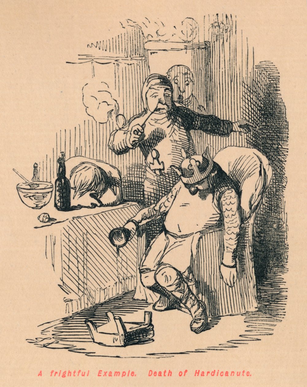 一个可怕的例子。哈迪卡努特之死，c1860，c1860 作者 约翰·里奇