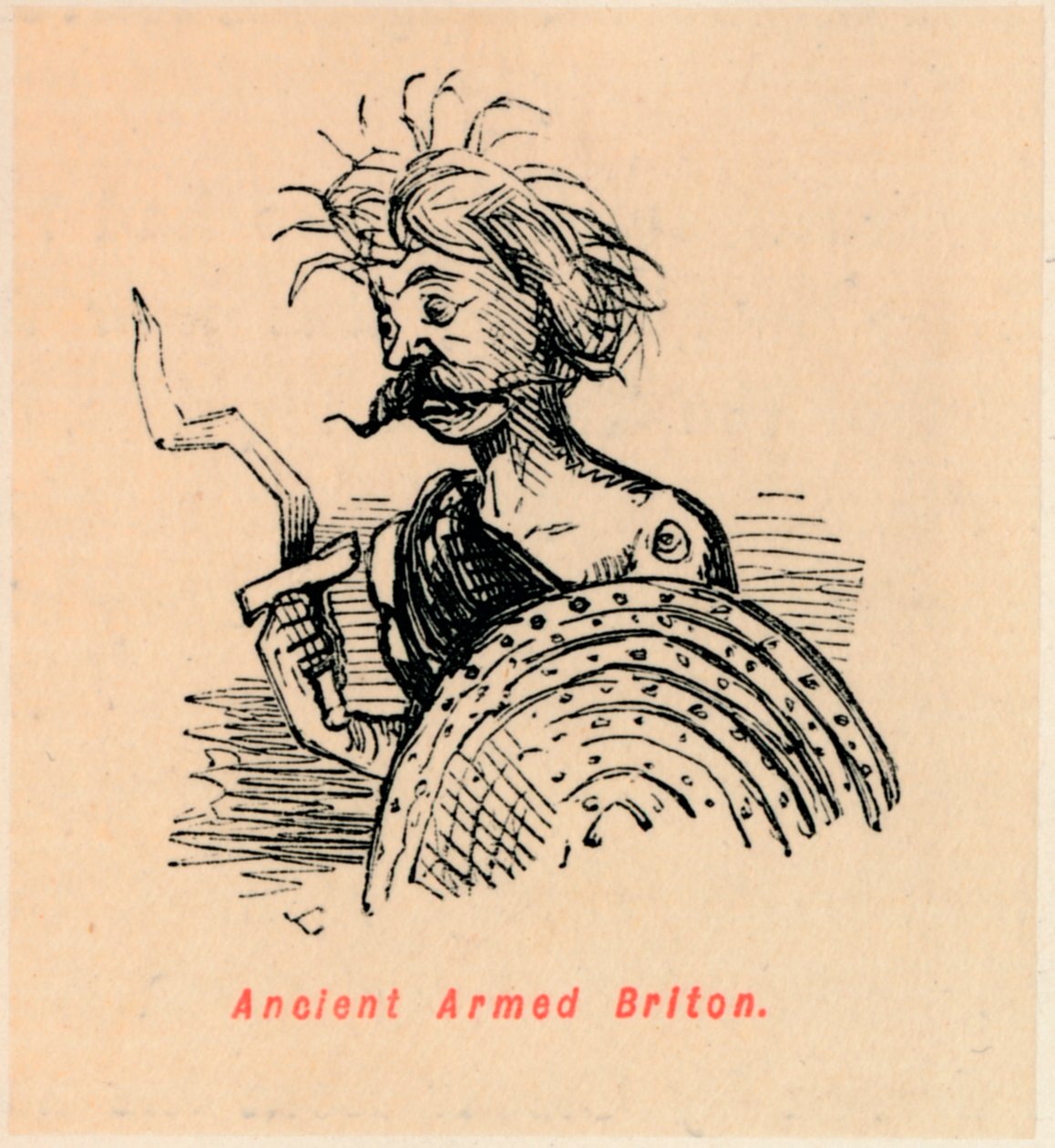 古代武装的英国人，c1860，c1860 作者 约翰·里奇