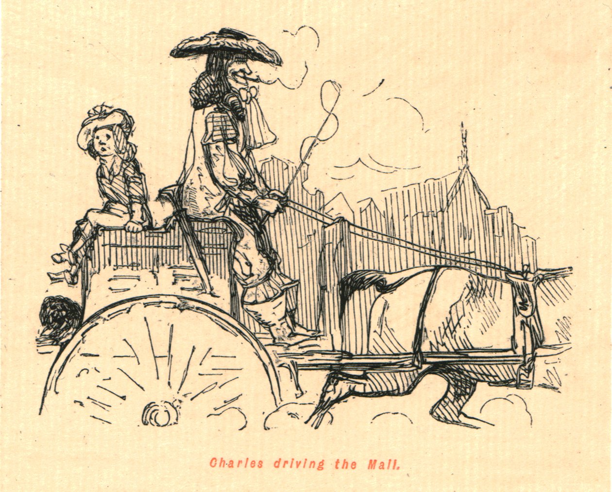 查尔斯驾驶购物中心，1897年。 作者 约翰·里奇