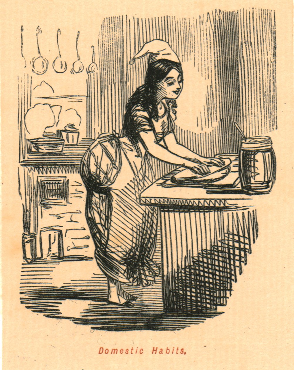 家庭习惯，1897年。 作者 约翰·里奇