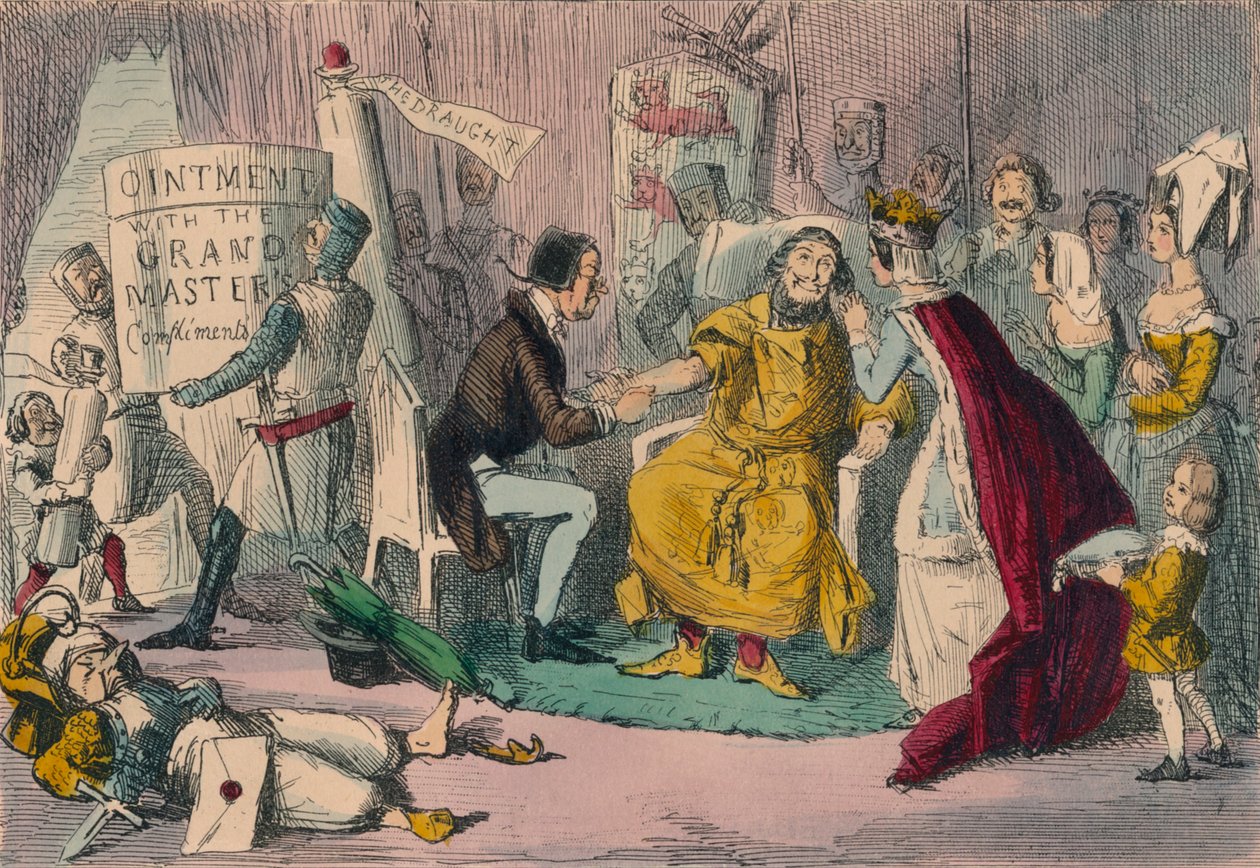 爱德华兹·阿姆（Edwards Arm）在他的医疗顾问手中，1850年 作者 约翰·里奇