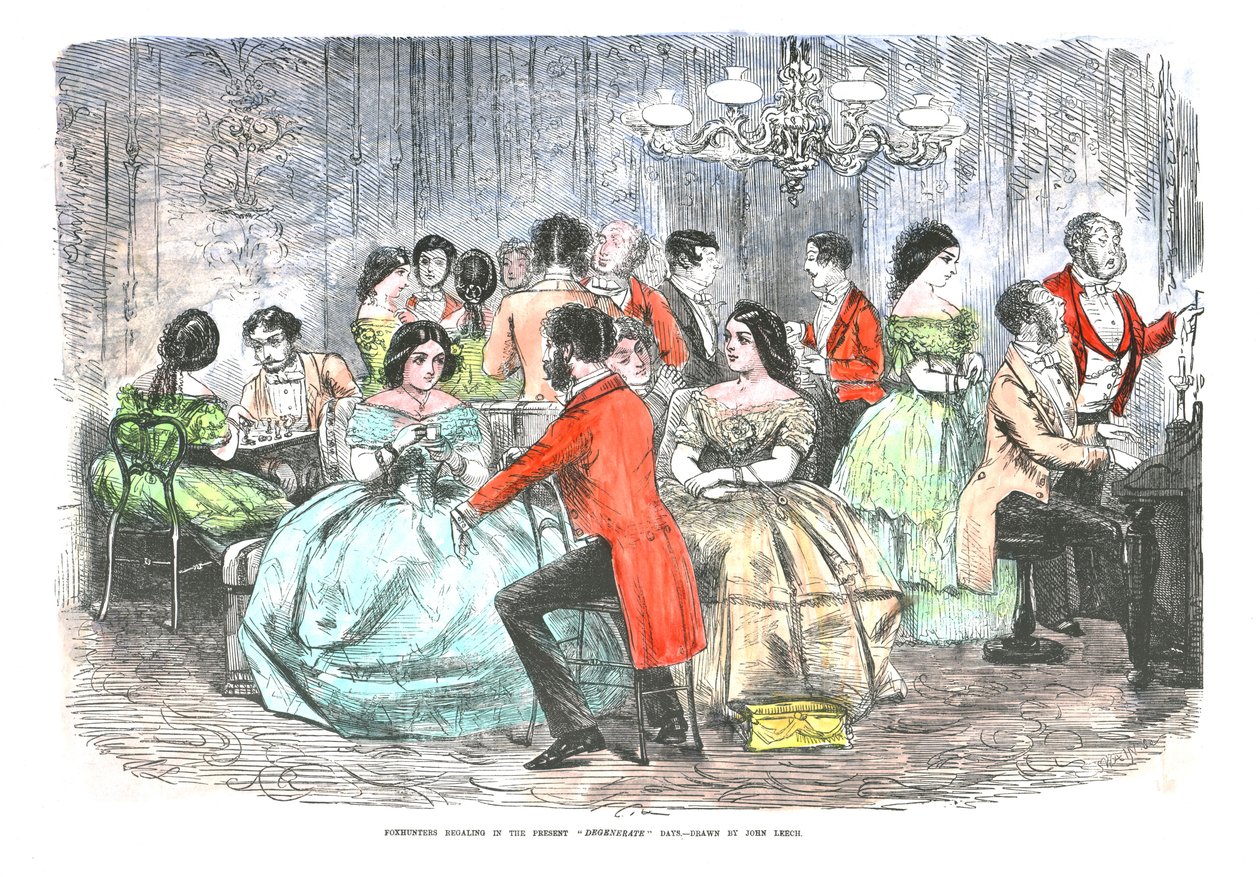 如今堕落的日子里的富豪猎手，c1856 作者 约翰·里奇