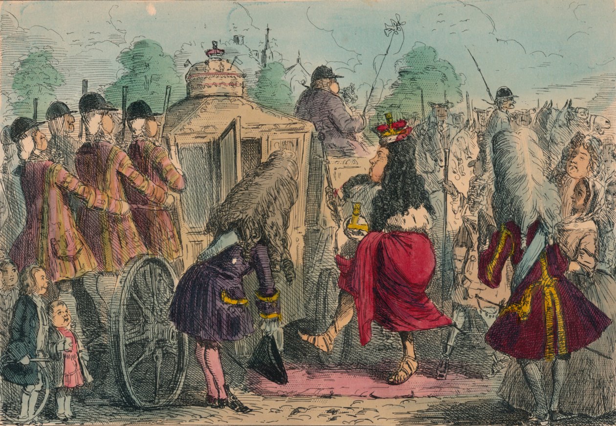 乔治·波吉（Georgy Porgy），1850年在他的州立教练波奇（状态）中首次外出骑行 作者 约翰·里奇