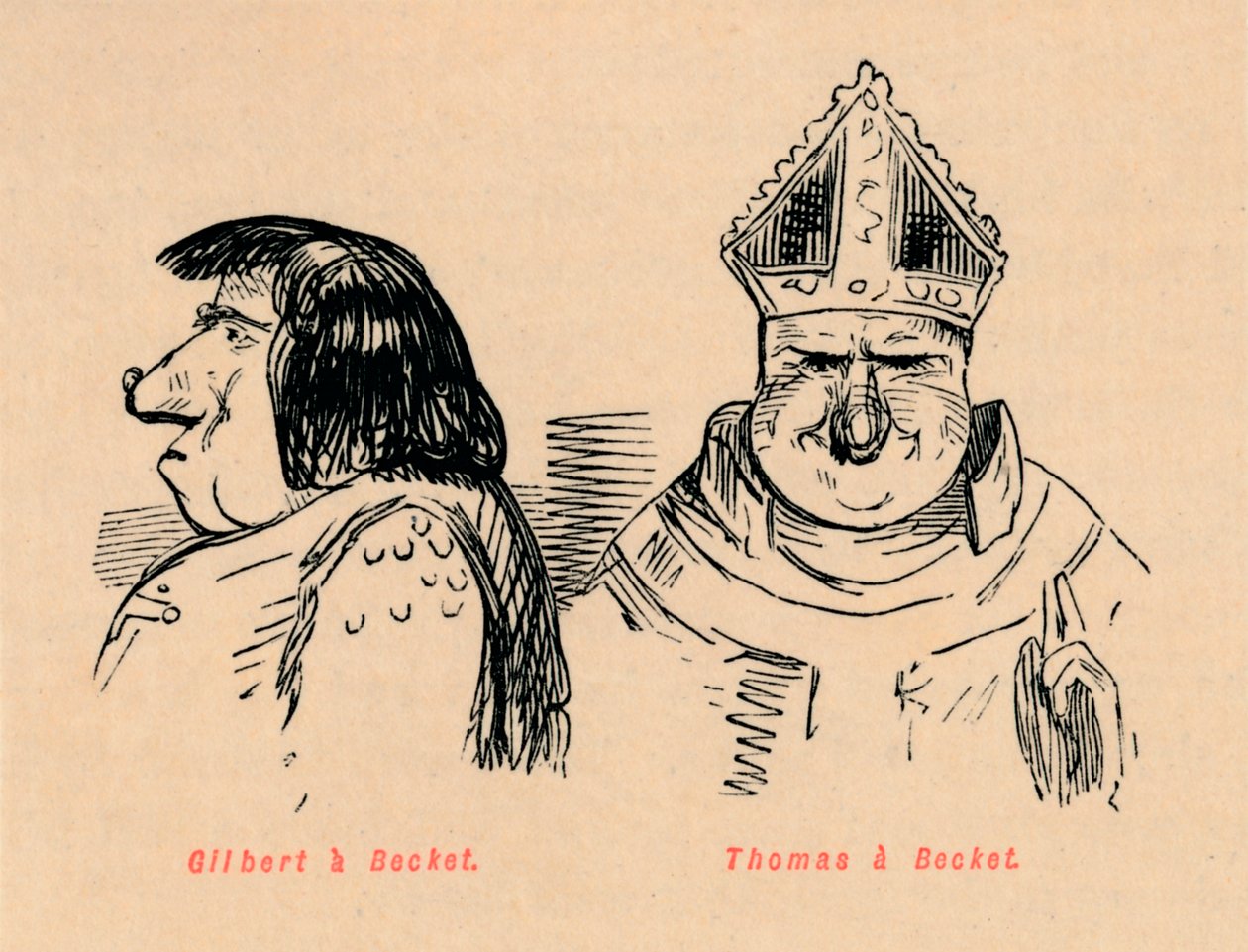 吉尔伯特·贝克特（Gilbert a Becket），托马斯·贝克特（Thomas a Becket），c1860，c1860 作者 约翰·里奇