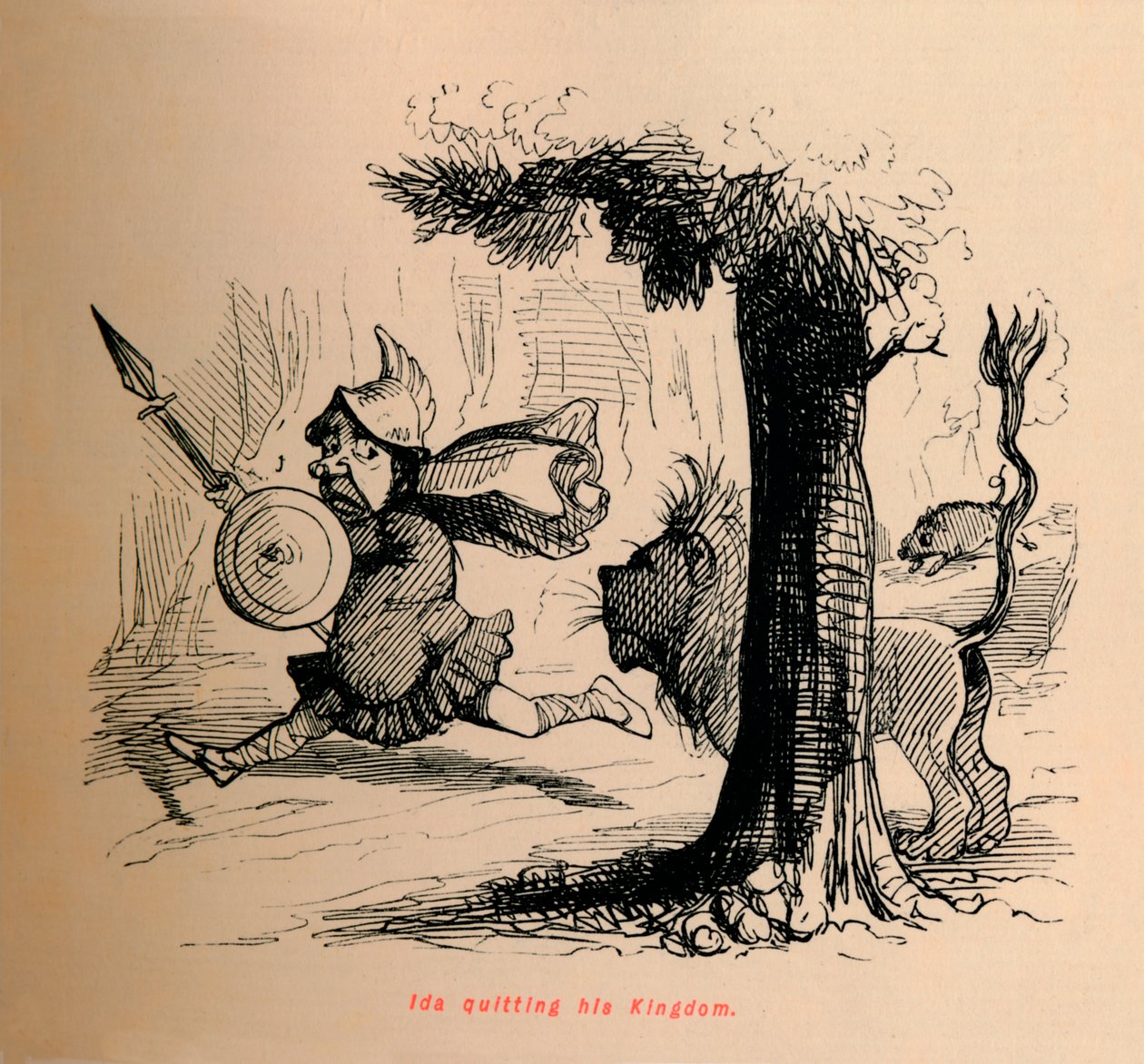 艾达（Ida）退出了他的王国c1860，c1860。 作者 约翰·里奇