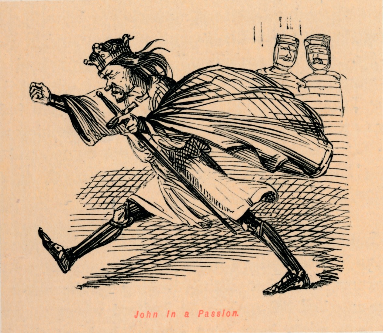 John in a Passion，c1860，c1860 作者 约翰·里奇