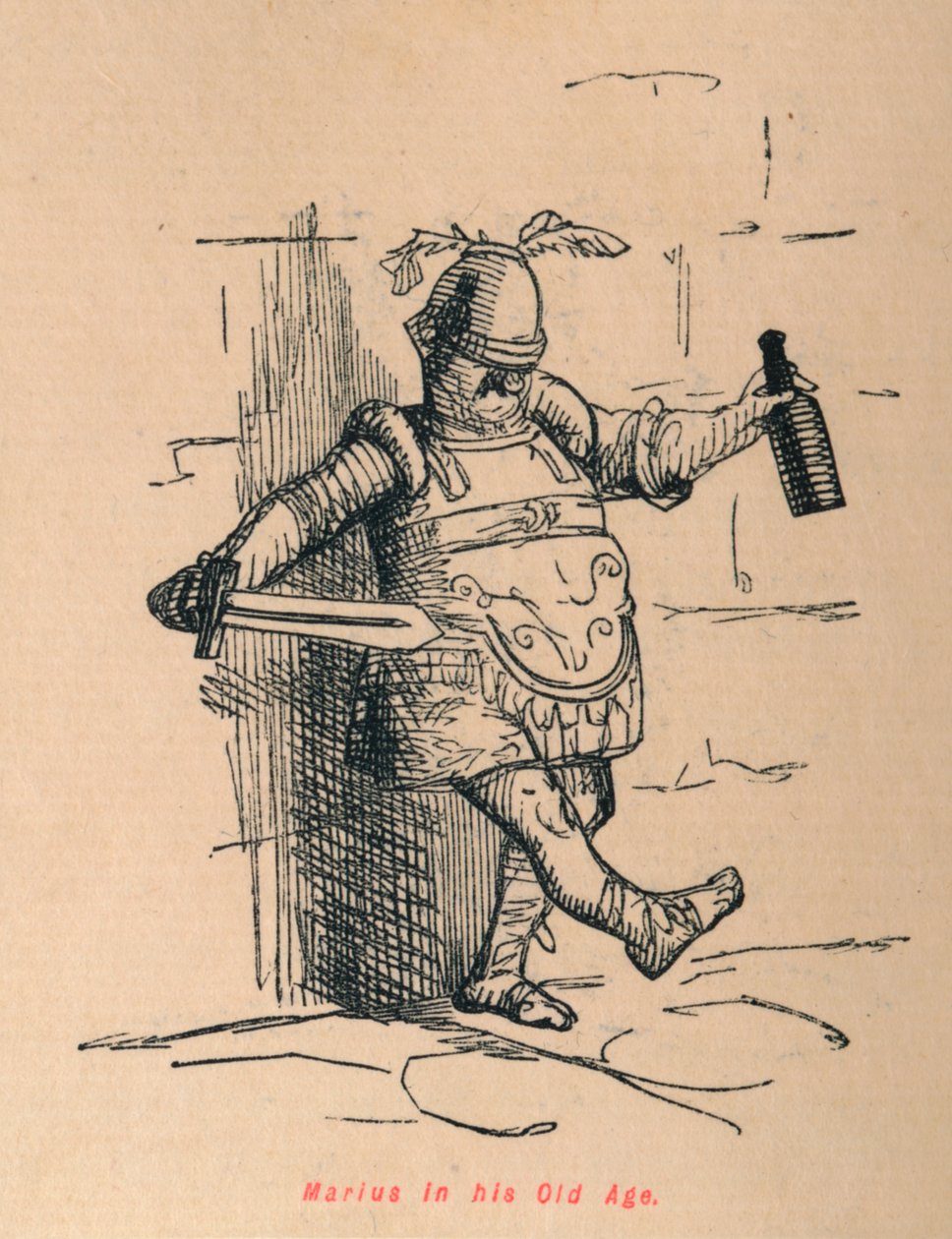 马里乌斯（Marius）晚年，1852年 作者 约翰·里奇