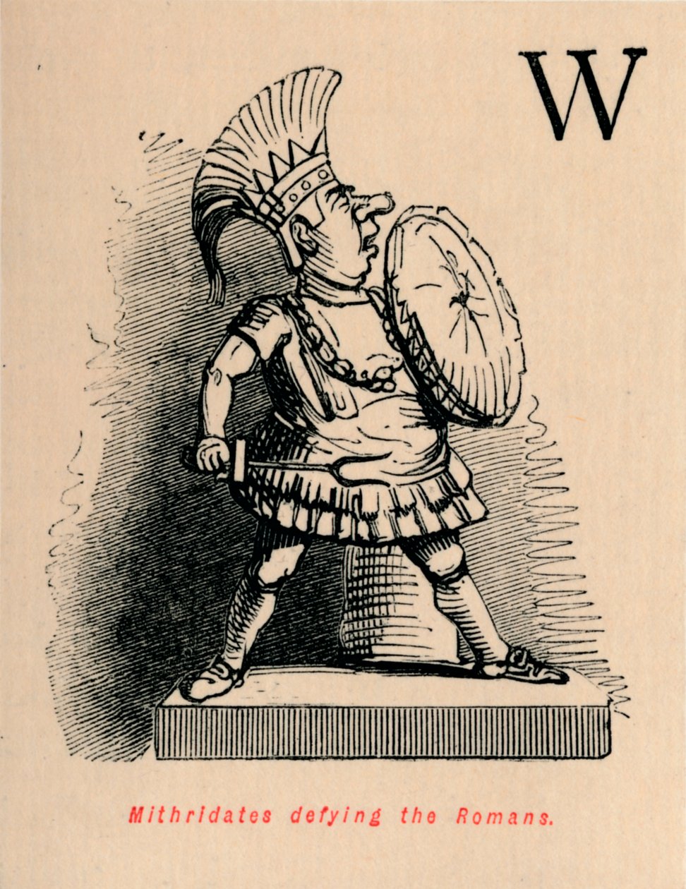 Mithridates对抗罗马人，1852年 作者 约翰·里奇