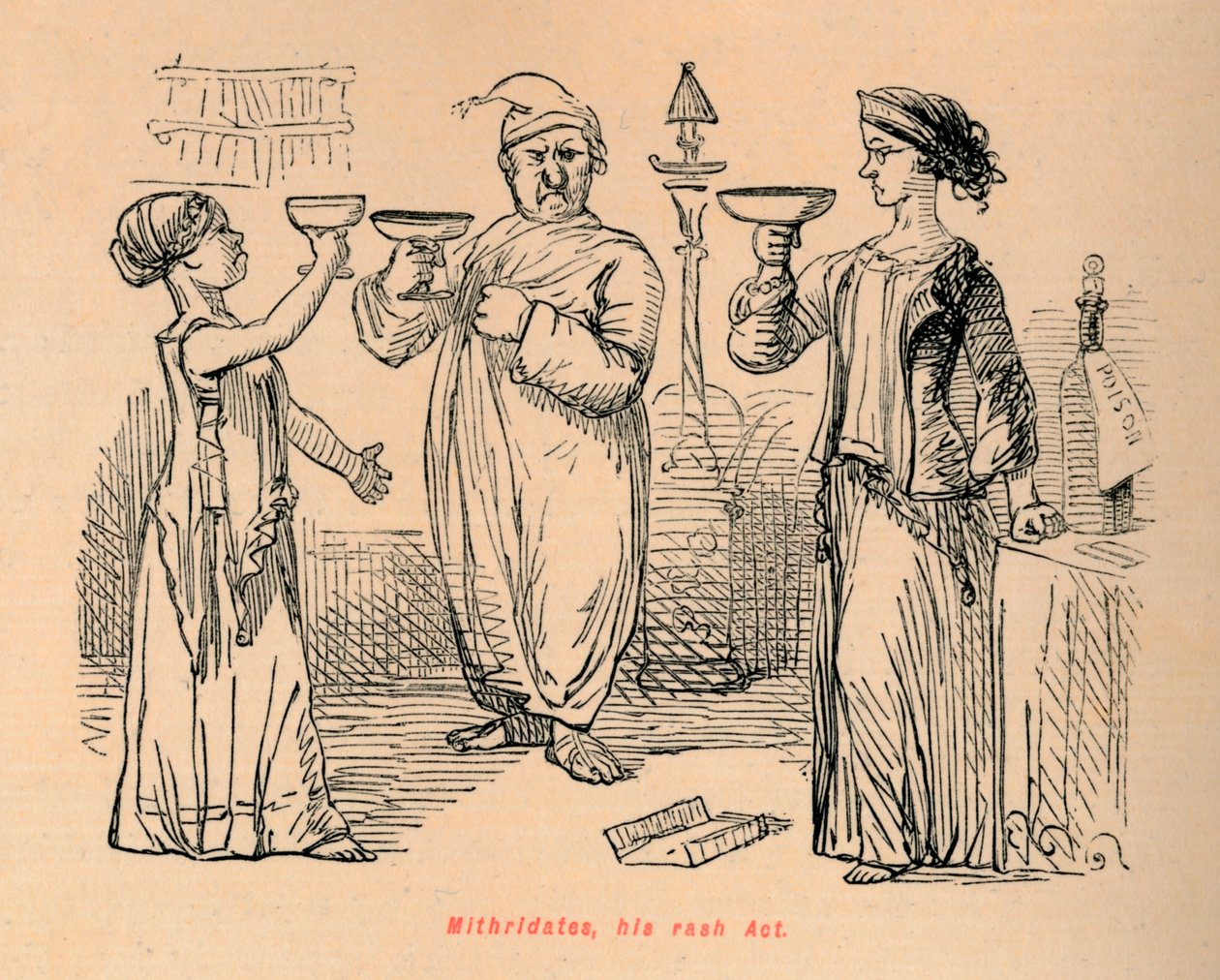 Mithridates，他的轻率法案，1852年 作者 约翰·里奇