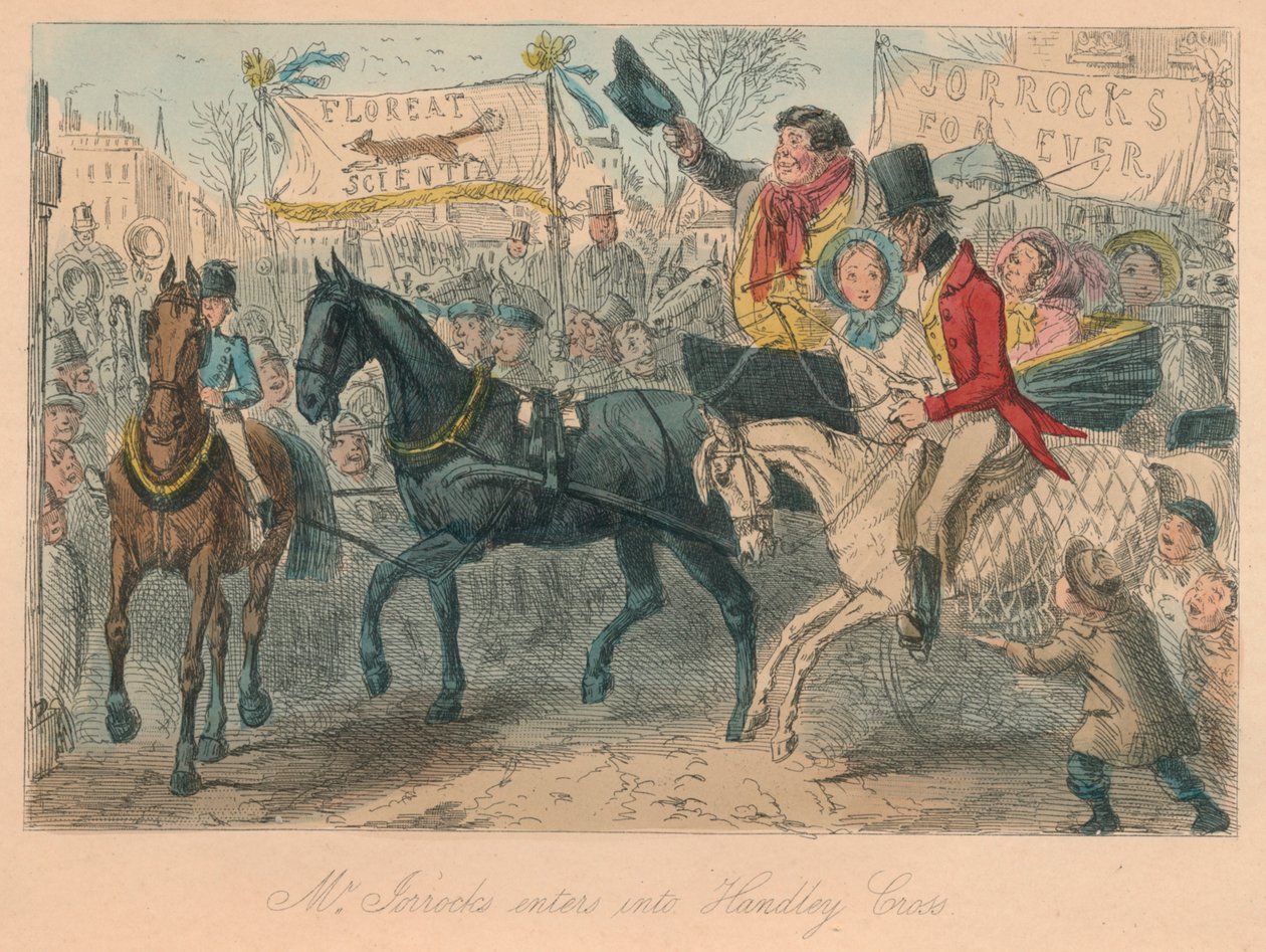 乔罗克斯先生加入Handley Cross，1854年 作者 约翰·里奇