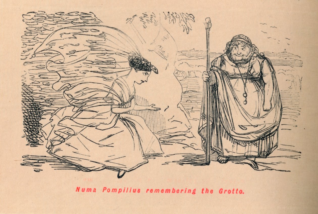 努玛·蓬皮留斯（Numa Pompilius）纪念石窟，1852年 作者 约翰·里奇