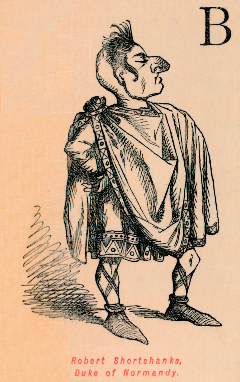 罗伯特·肖特尚克斯（Robert Shortshanks），诺曼底公爵（c1860，c1860） 作者 约翰·里奇