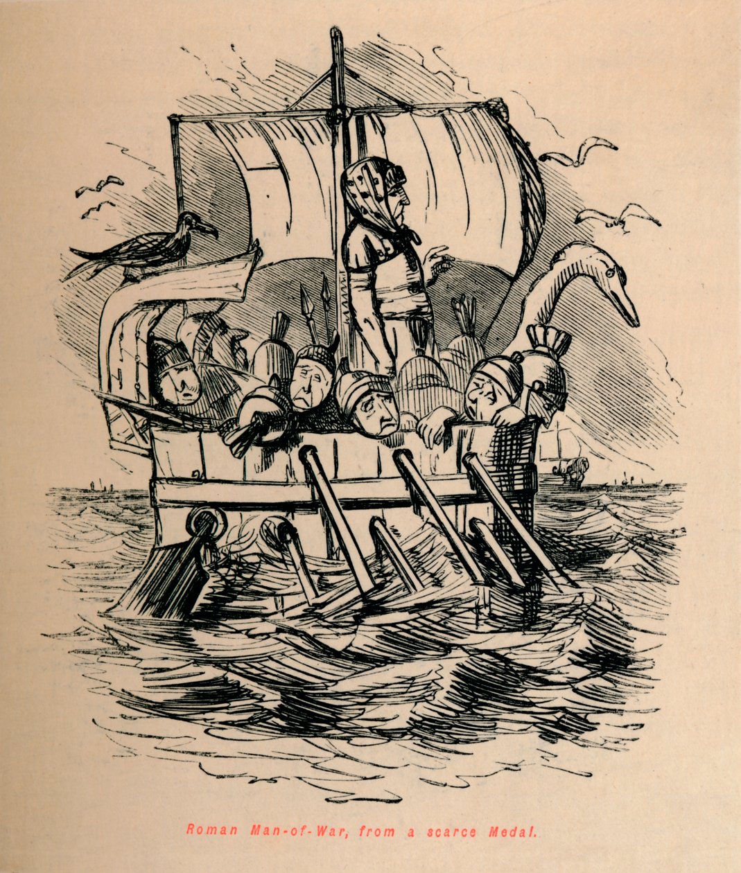 罗马战争士兵，获得稀有勋章，1852年 作者 约翰·里奇