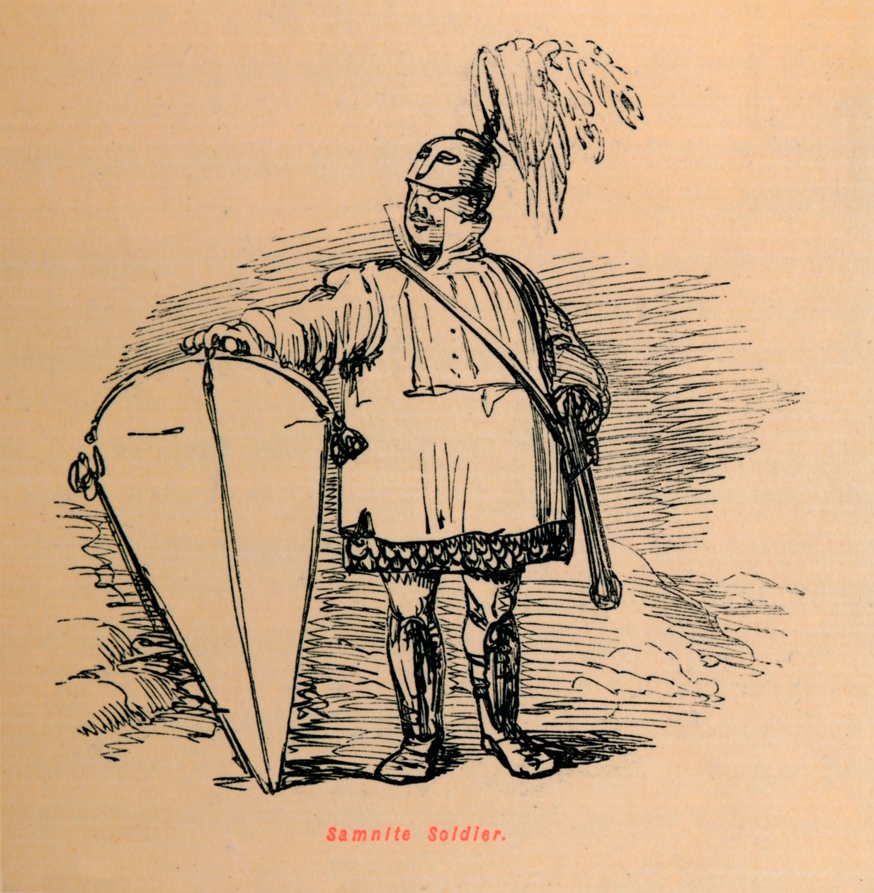 萨姆尼特士兵，1852年 作者 约翰·里奇