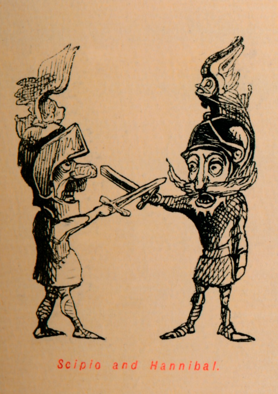 西皮奥和汉尼拔，1852年 作者 约翰·里奇