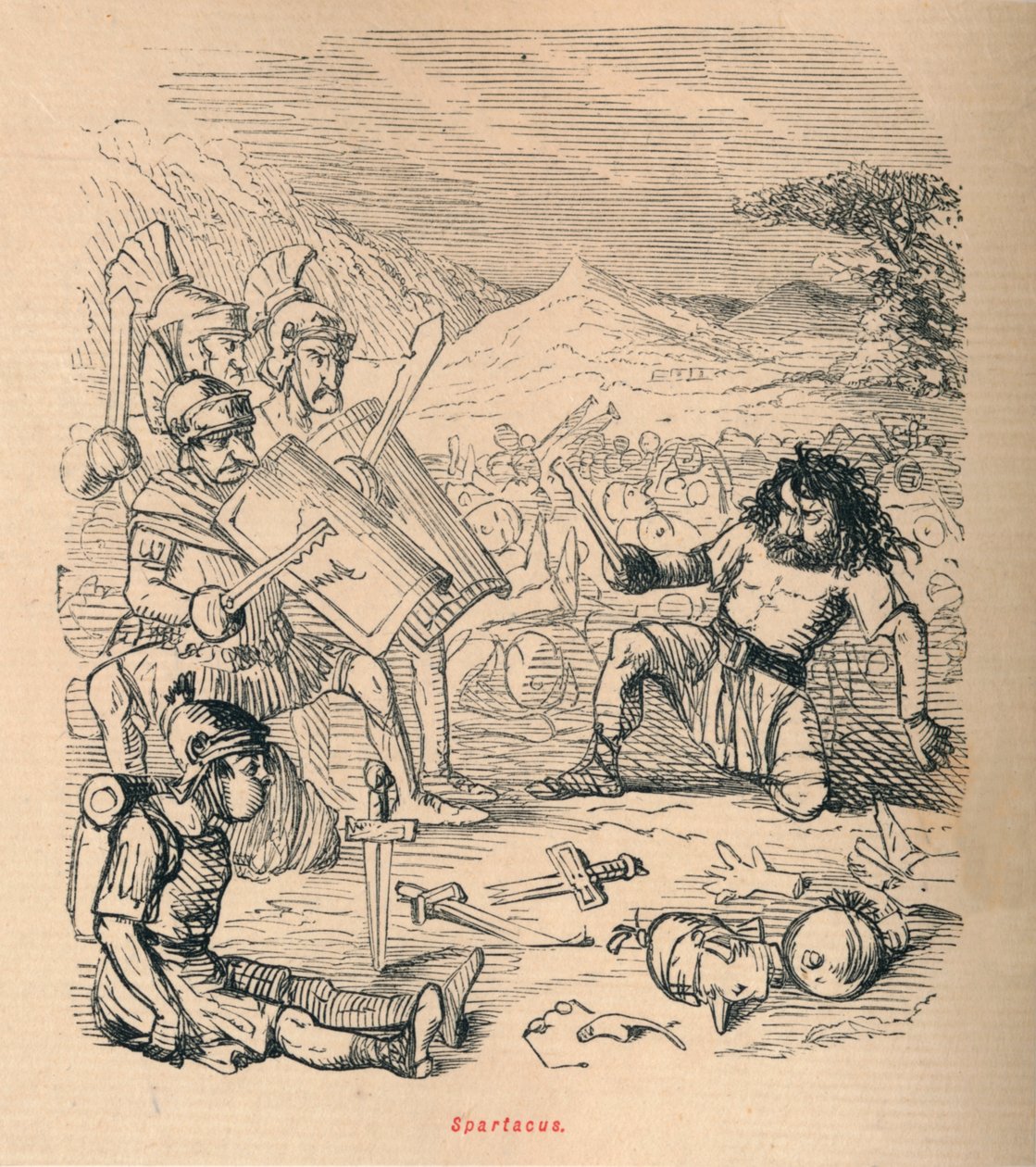 斯巴达克斯（Spartacus），1852年 作者 约翰·里奇