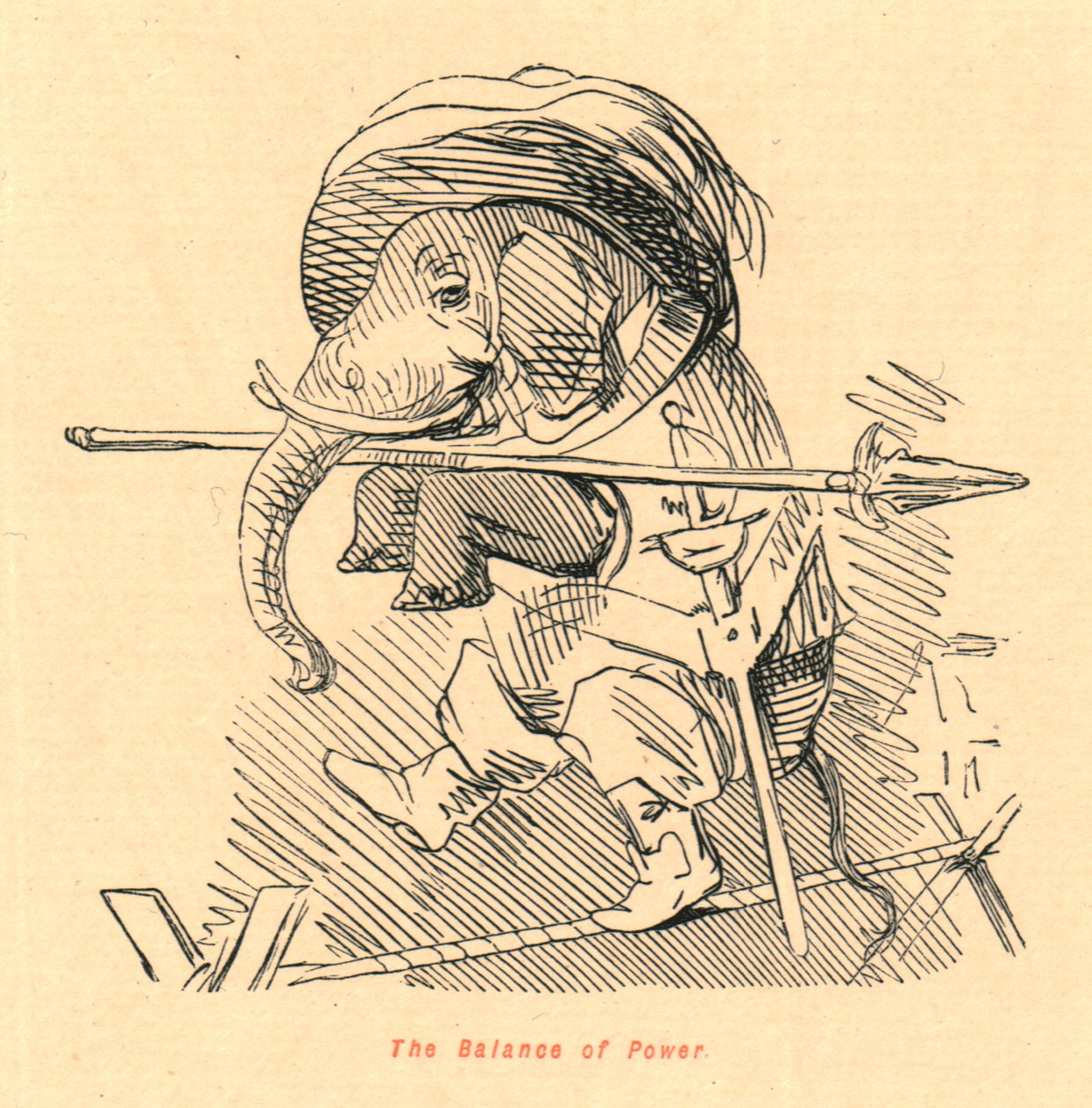 力量平衡，1897年。 作者 约翰·里奇