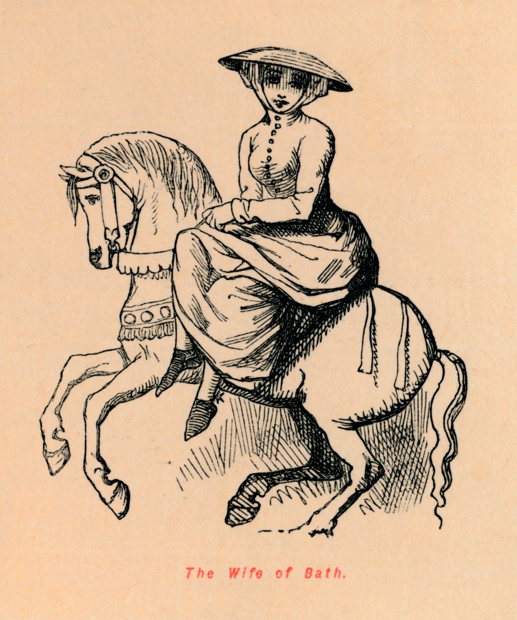 巴斯的妻子，c1860，c1860 作者 约翰·里奇