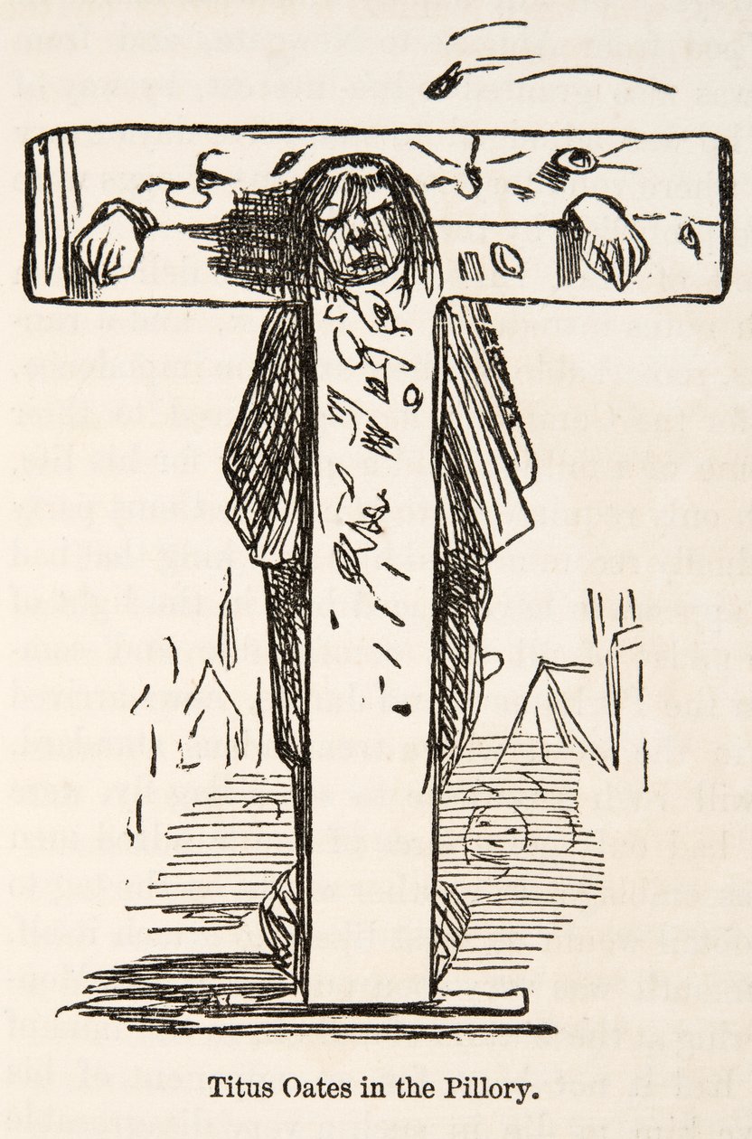 皮特里的提图斯奥茨，来自英国漫画史，酒吧。 1864年 作者 约翰·里奇