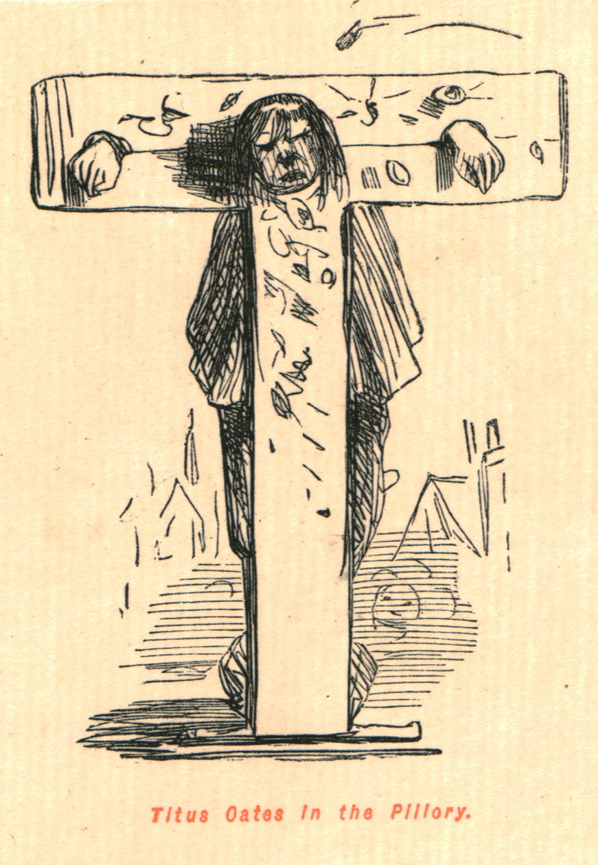 蒂图斯·奥茨（Titus Oates）在《壁画》，1897年。 作者 约翰·里奇