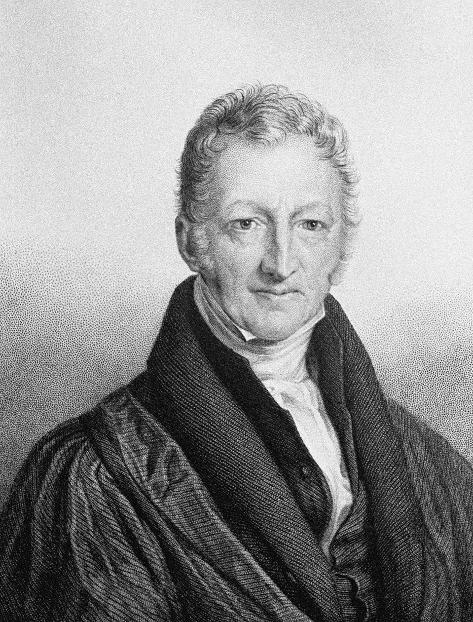 托马斯·罗伯特·马尔萨斯（Thomas Robert Malthus）1766-1834年的肖像 作者 约翰·林内尔